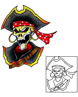 Pirate Tattoo Miscellaneous tattoo | AAF-10509