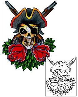 Pirate Tattoo Miscellaneous tattoo | AAF-10524