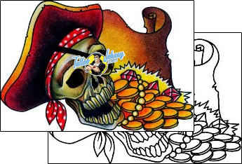 Skull Tattoo horror-skull-tattoos-andrea-ale-aaf-10532