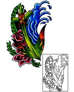 Anchor Tattoo Patronage tattoo | AAF-10543