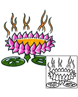 Lotus Tattoo Plant Life tattoo | AAF-10851