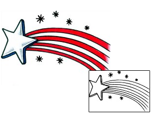 Patriotic Tattoo Astronomy tattoo | AAF-11127