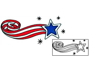 Patriotic Tattoo Astronomy tattoo | AAF-11164