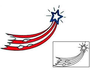 Patriotic Tattoo Astronomy tattoo | AAF-11168