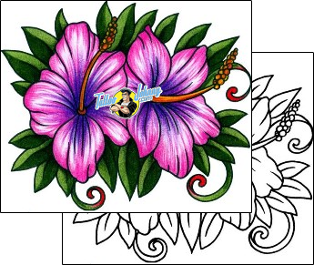 Hibiscus Tattoo plant-life-hibiscus-tattoos-andrea-ale-aaf-11405