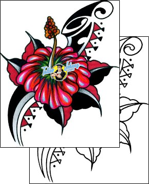 Hibiscus Tattoo plant-life-hibiscus-tattoos-andrea-ale-aaf-11456