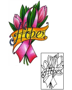 Ribbon Tattoo Plant Life tattoo | AAF-11579