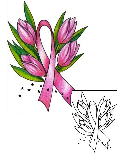 Ribbon Tattoo Plant Life tattoo | AAF-11591
