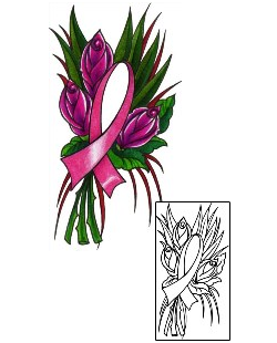 Ribbon Tattoo Plant Life tattoo | AAF-11601