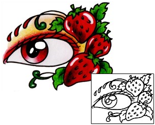 Strawberry Tattoo AAF-12052