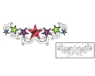 Star Tattoo Astronomy tattoo | ABF-00067