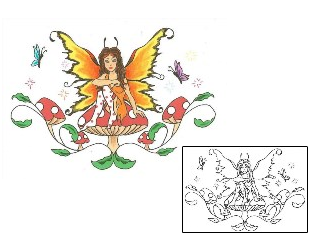 Picture of June Fairy Tattoo