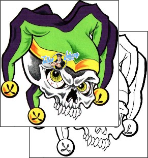 Joker - Jester Tattoo skull-tattoos-aubrey-west-abf-00104