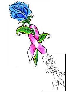 Ribbon Tattoo Plant Life tattoo | ABF-00116