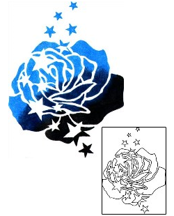 Rose Tattoo Plant Life tattoo | ABF-00126