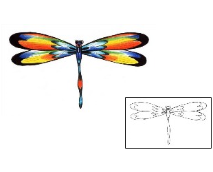 Dragonfly Tattoo Insects tattoo | ACF-00050
