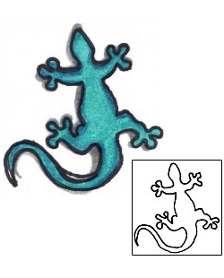 Gecko Tattoo Reptiles & Amphibians tattoo | ACF-00173