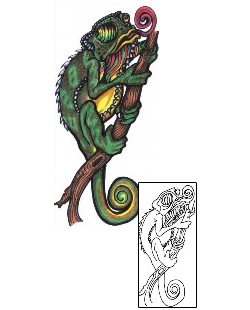 Lizard Tattoo Reptiles & Amphibians tattoo | ACF-00222