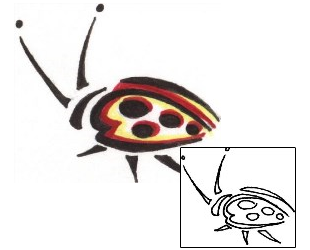 Ladybug Tattoo Insects tattoo | ACF-00337