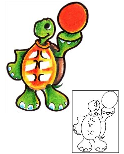Turtle Tattoo Reptiles & Amphibians tattoo | ACF-00419