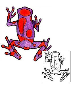 Frog Tattoo Reptiles & Amphibians tattoo | ADF-00217