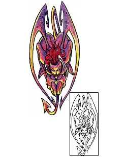 Devil - Demon Tattoo For Women tattoo | AIF-00043