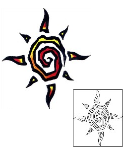 Sun Tattoo Astronomy tattoo | AIF-00082