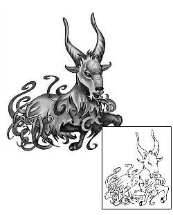 Capricorn Tattoo Zodiac tattoo | ANF-00052
