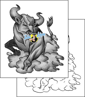 Bull Tattoo animal-bull-tattoos-anibal-anf-00064