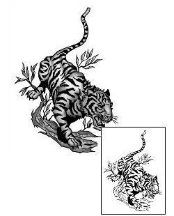 Tiger Tattoo Animal tattoo | ANF-00245