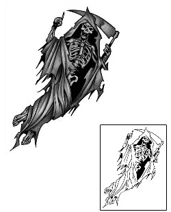 Skeleton Tattoo Horror tattoo | ANF-00257