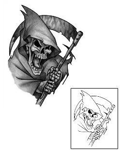 Reaper Tattoo Horror tattoo | ANF-00262