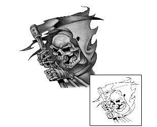 Skull Tattoo Horror tattoo | ANF-00263
