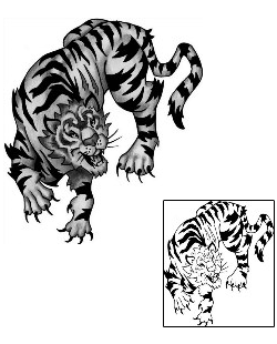 Tiger Tattoo Animal tattoo | ANF-00365