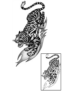 Tiger Tattoo Animal tattoo | ANF-00379