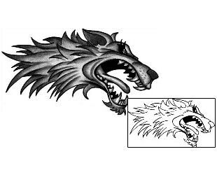 Wolf Tattoo Animal tattoo | ANF-00388