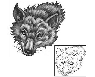 Wolf Tattoo Animal tattoo | ANF-00391