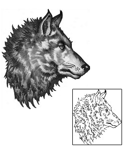 Wolf Tattoo Animal tattoo | ANF-00397