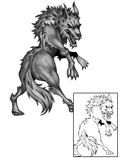 Wolf Tattoo Animal tattoo | ANF-00404