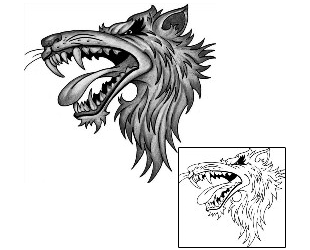 Wolf Tattoo Animal tattoo | ANF-00407