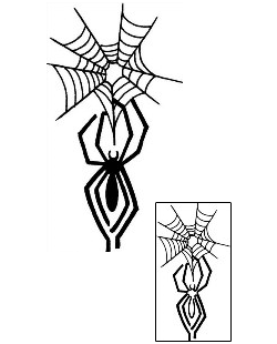 Spider Web Tattoo Insects tattoo | ANF-00504