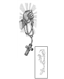 Rosary Beads Tattoo Religious & Spiritual tattoo | ANF-00542