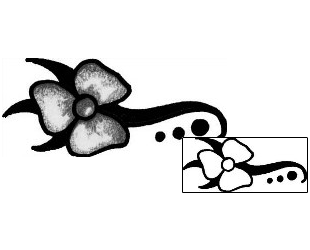 Flower Tattoo Plant Life tattoo | ANF-00693