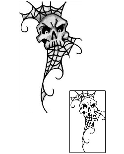 Spider Web Tattoo Horror tattoo | ANF-00777