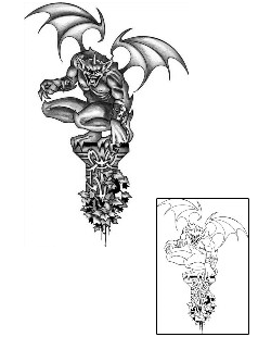 Gargoyle Tattoo Mythology tattoo | ANF-01032