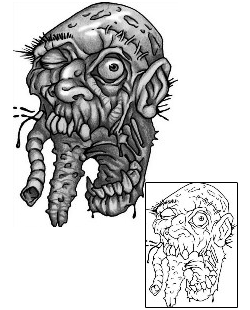 Zombie Tattoo Horror tattoo | ANF-01054