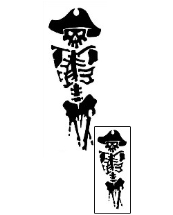 Skeleton Tattoo Miscellaneous tattoo | ANF-01250