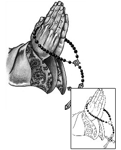 Rosary Beads Tattoo Religious & Spiritual tattoo | ANF-01273