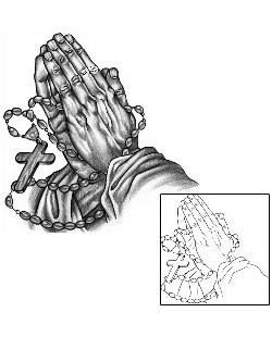 Rosary Beads Tattoo Religious & Spiritual tattoo | ANF-01274