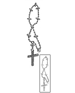 Rosary Beads Tattoo Religious & Spiritual tattoo | ANF-01312